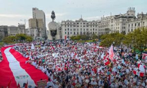 PERÚ: MILES DE CIVILES SE UNIRÁN A LA MARCHA POR LA PAZ Y LA SOLUCIÓN PACÍFICA
