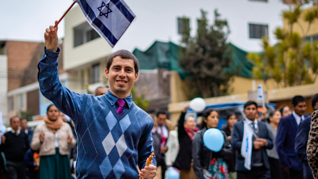 MULTITUDINARIA MARCHA A FAVOR DE ISRAEL RESONÓ EN TODO EL PERÚ